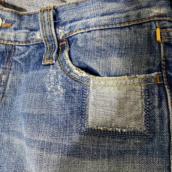 Meltin Pot Distressed Boot Cut Jeans - Picture 6 of 7